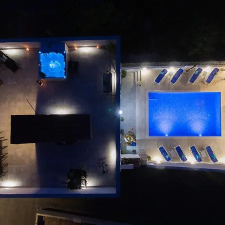 Stars Hill With Heating Pool And Jacuzzi - Makarska Villa *