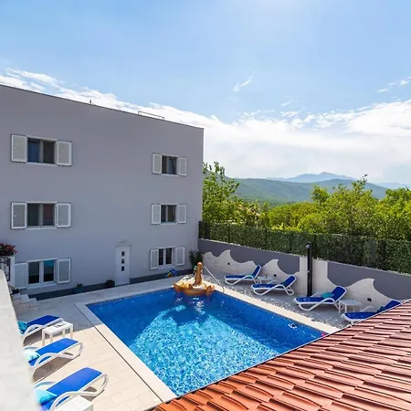 Stars Hill With Heating Pool And Jacuzzi - Makarska Villa Slivno (Split-Dalmatia)
