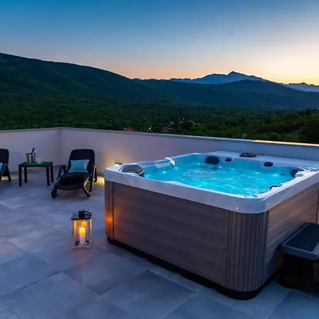 Stars Hill With Heating Pool And Jacuzzi - Makarska Slivno (Split-Dalmatia)